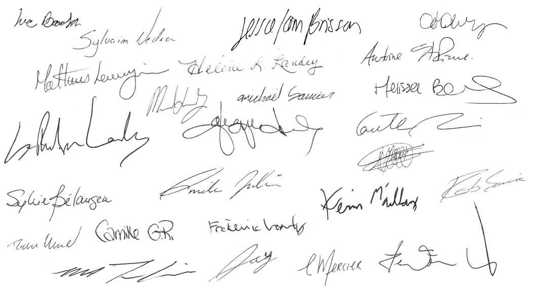 signatures